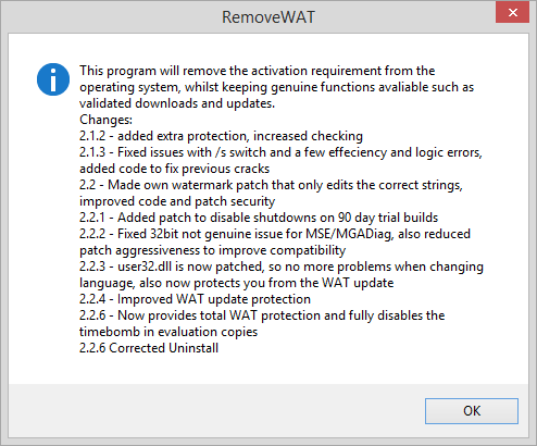Remove WAT 2.2.6